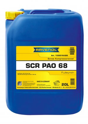 RAVENOL SCR PAO 68 Screw Kompressorenoel Product image for RAVENOL SCR PAO 68 Screw Kompressorenoel