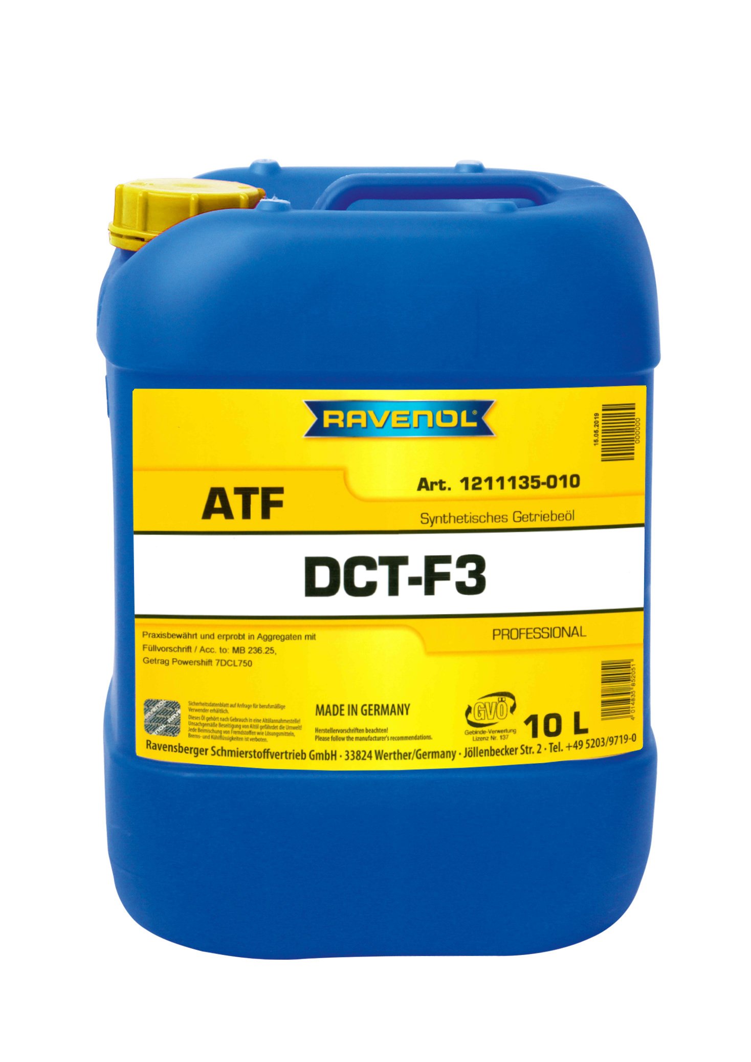 RAVENOL ATF DCT-F3 10 L