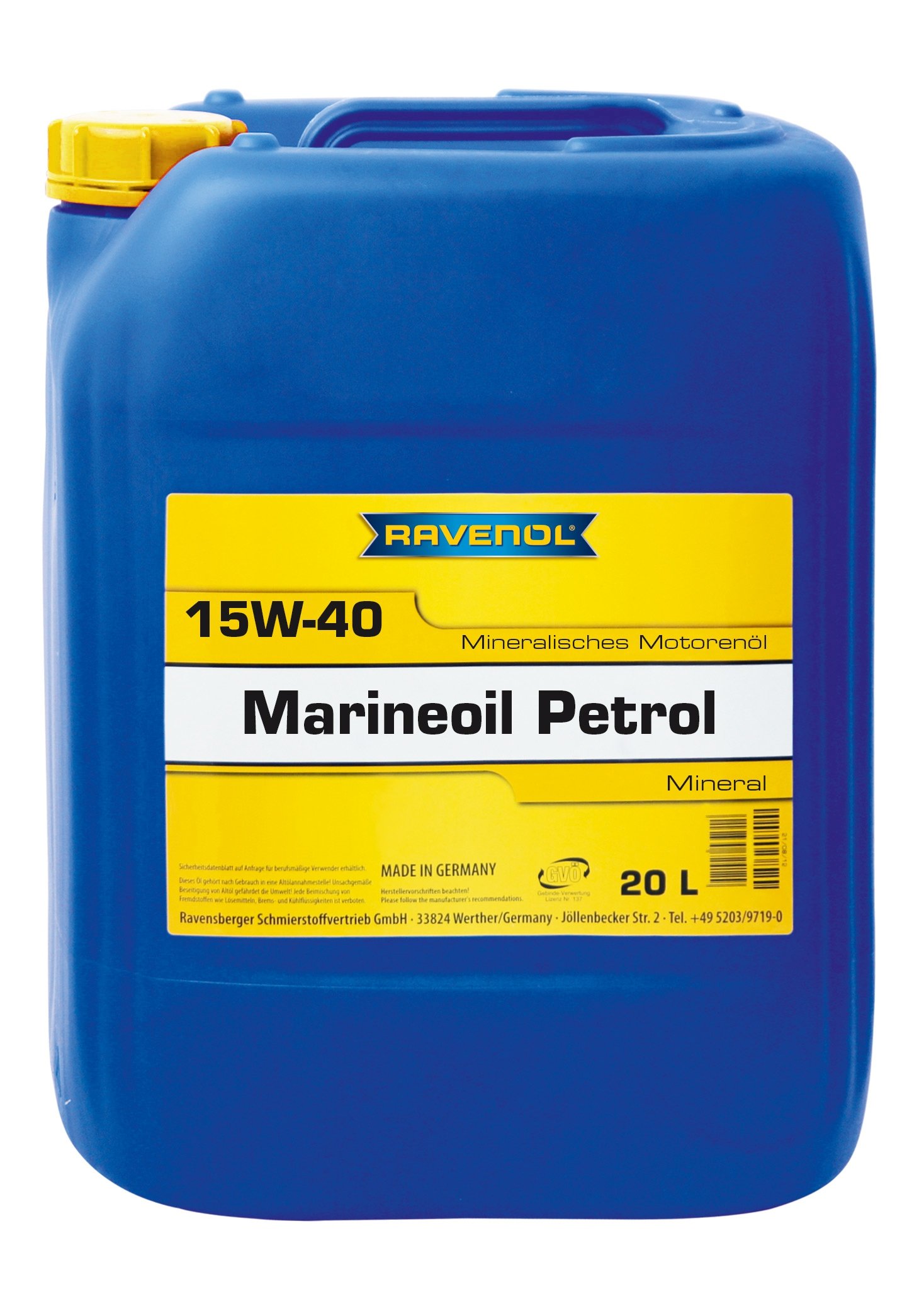 RAVENOL MARINEOIL PETROL SAE 15W-40 20 L