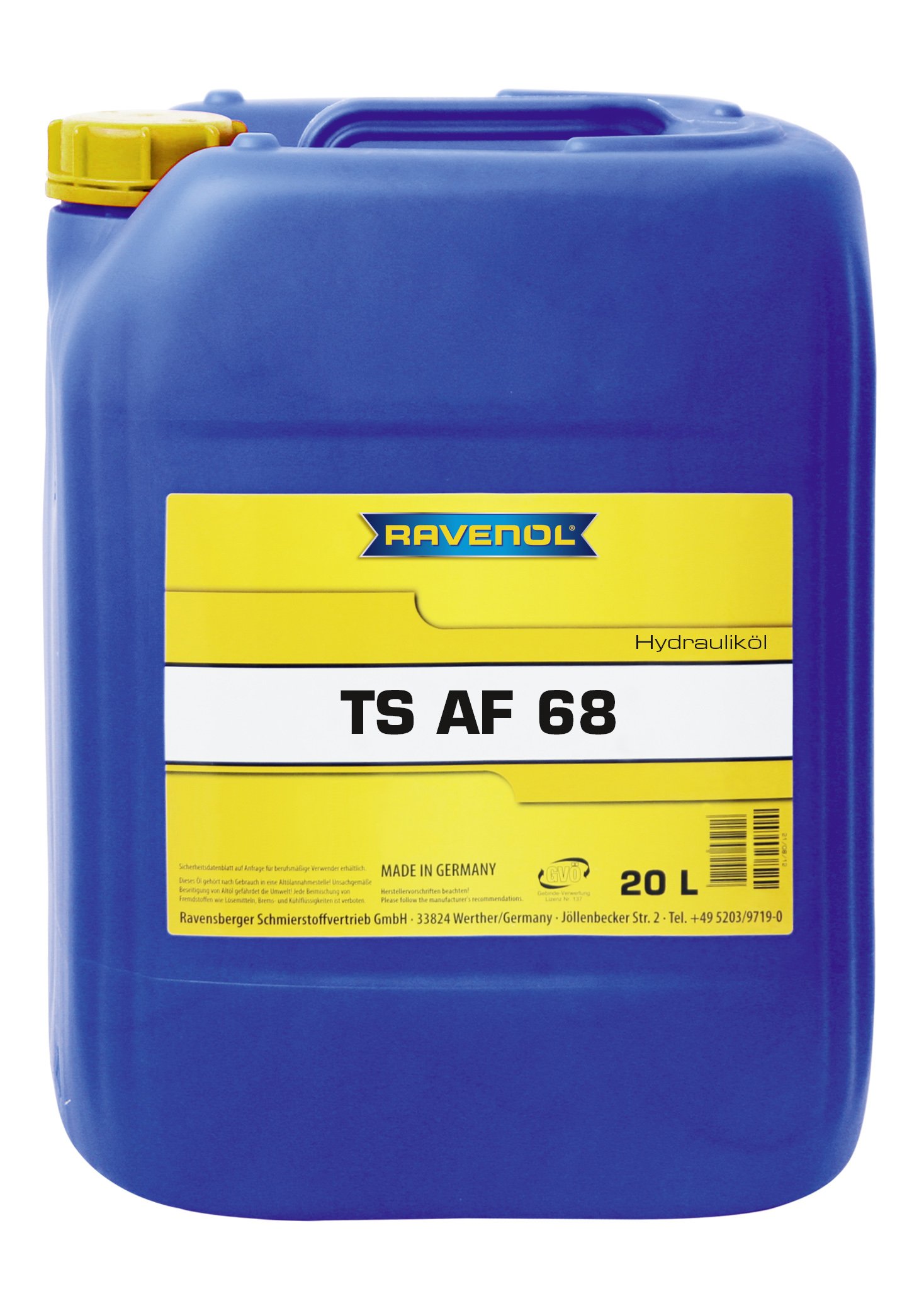 RAVENOL Hydraulikoel TS AF 68 20 L