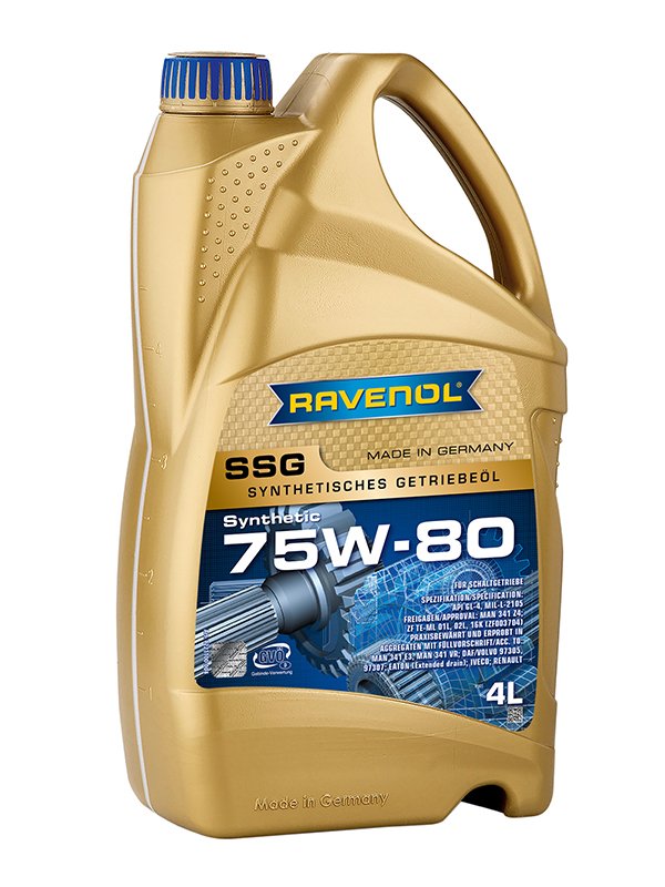 RAVENOL SSG Spec Synt LKW Getriebeöl SAE 75W-80 4 L