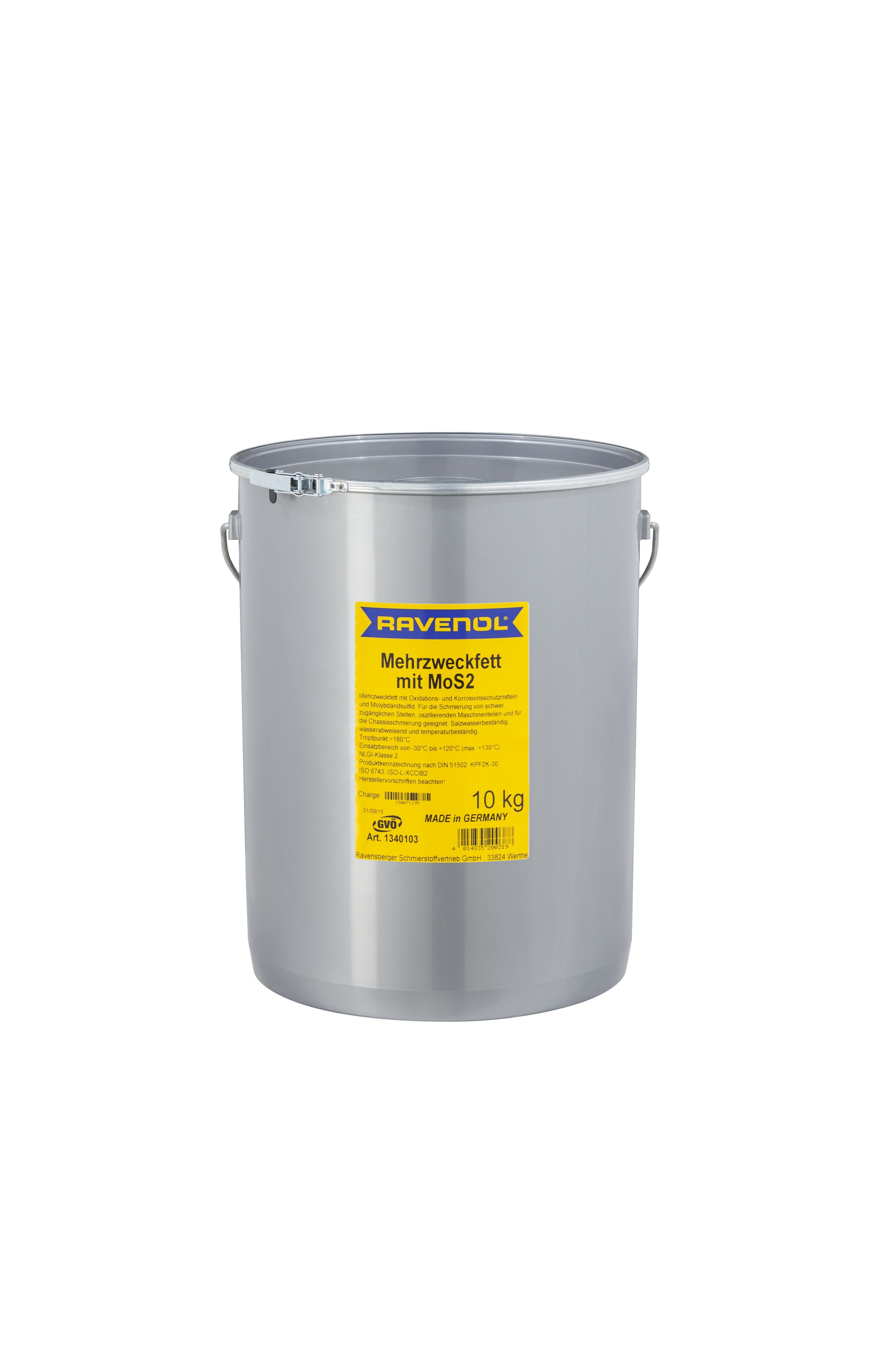 RAVENOL Mehrzweckfett mit MoS-2 10 Kg