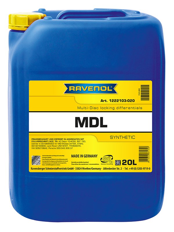 RAVENOL MDL Multi-disc locking differentials 20 L