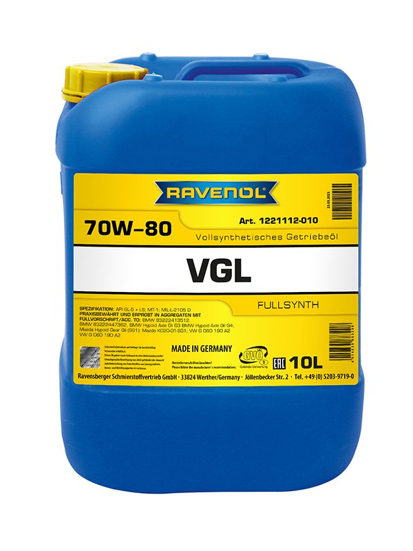 RAVENOL VGL SAE 70W-80 10 L