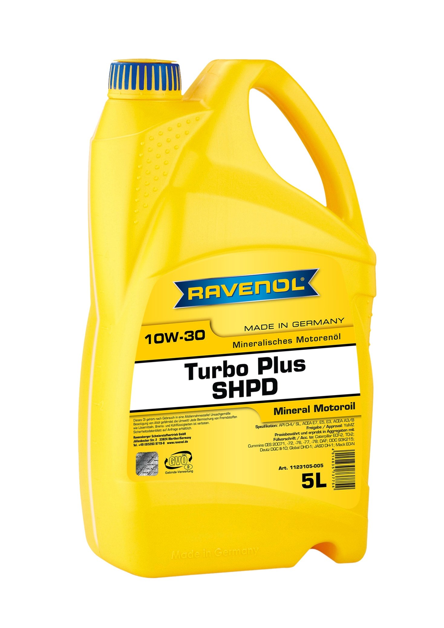 RAVENOL Turbo Plus SHPD SAE 10W-30 5 L