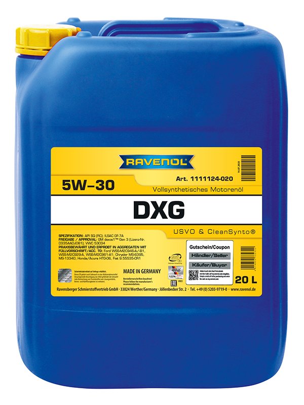 RAVENOL DXG SAE 5W-30 20 L
