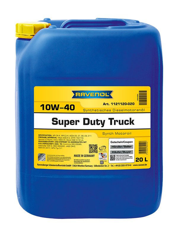 RAVENOL SDT Super Duty Truck SAE 10W-40 20 L