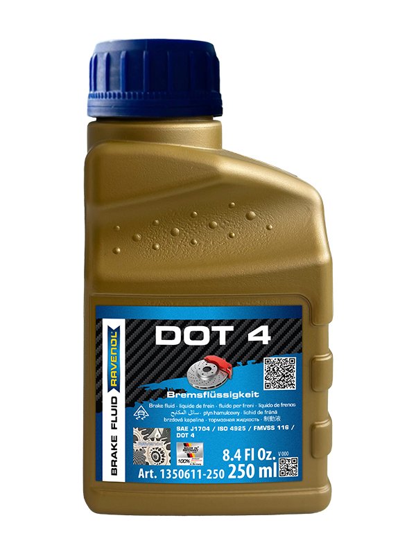 RAVENOL DOT 4 D,GB,FR,ES,AR 0.25 L