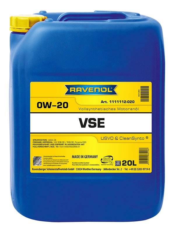 RAVENOL VSE SAE 0W-20 20 L