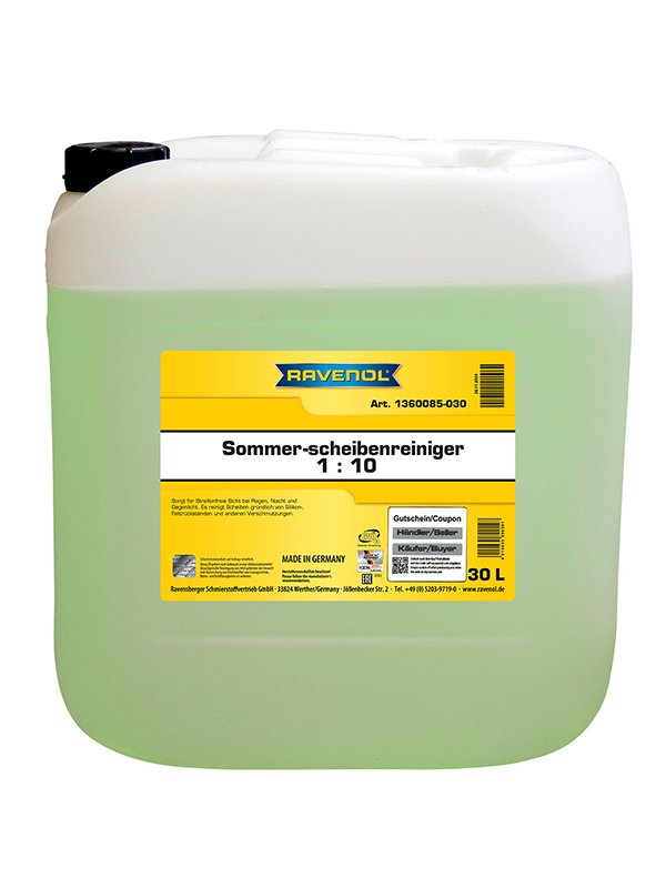 RAVENOL Sommer-Scheibenreiniger 1:10 30 L