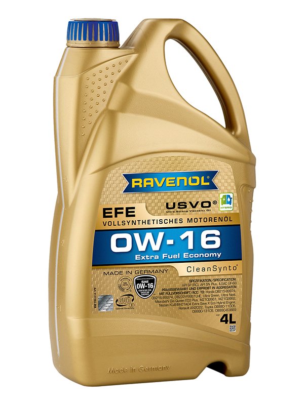 RAVENOL EFE Extra Fuel Economy SAE 0W-16 4 L