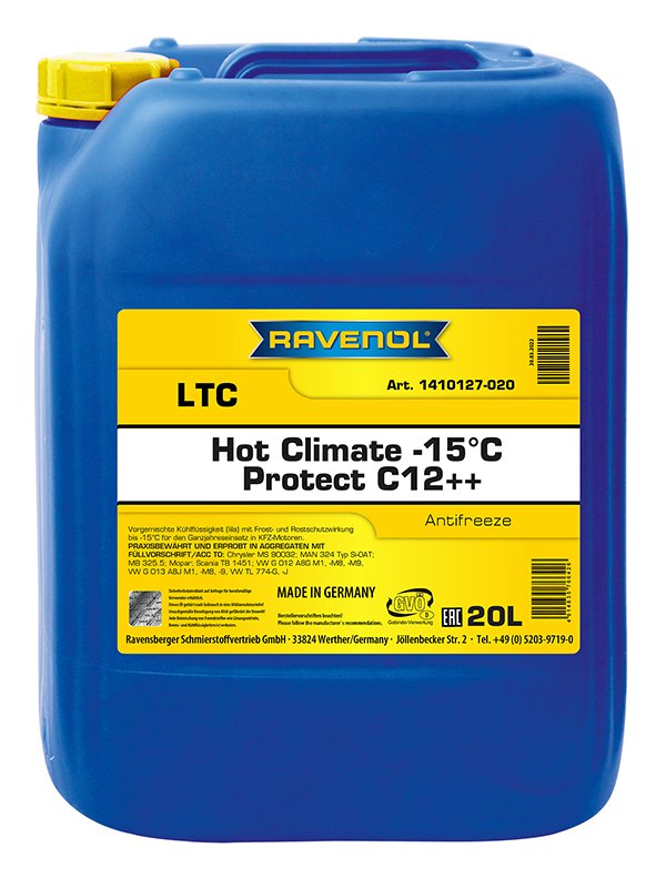 RAVENOL LTC HOT CLIMATE-15°C Protect C12++ 20 L