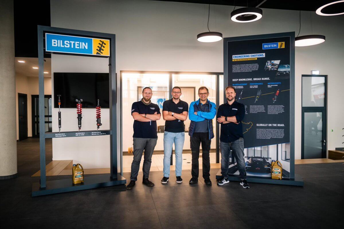 Das Team von Bilstein und RAVENOL Das Team von Bilstein und RAVENOL