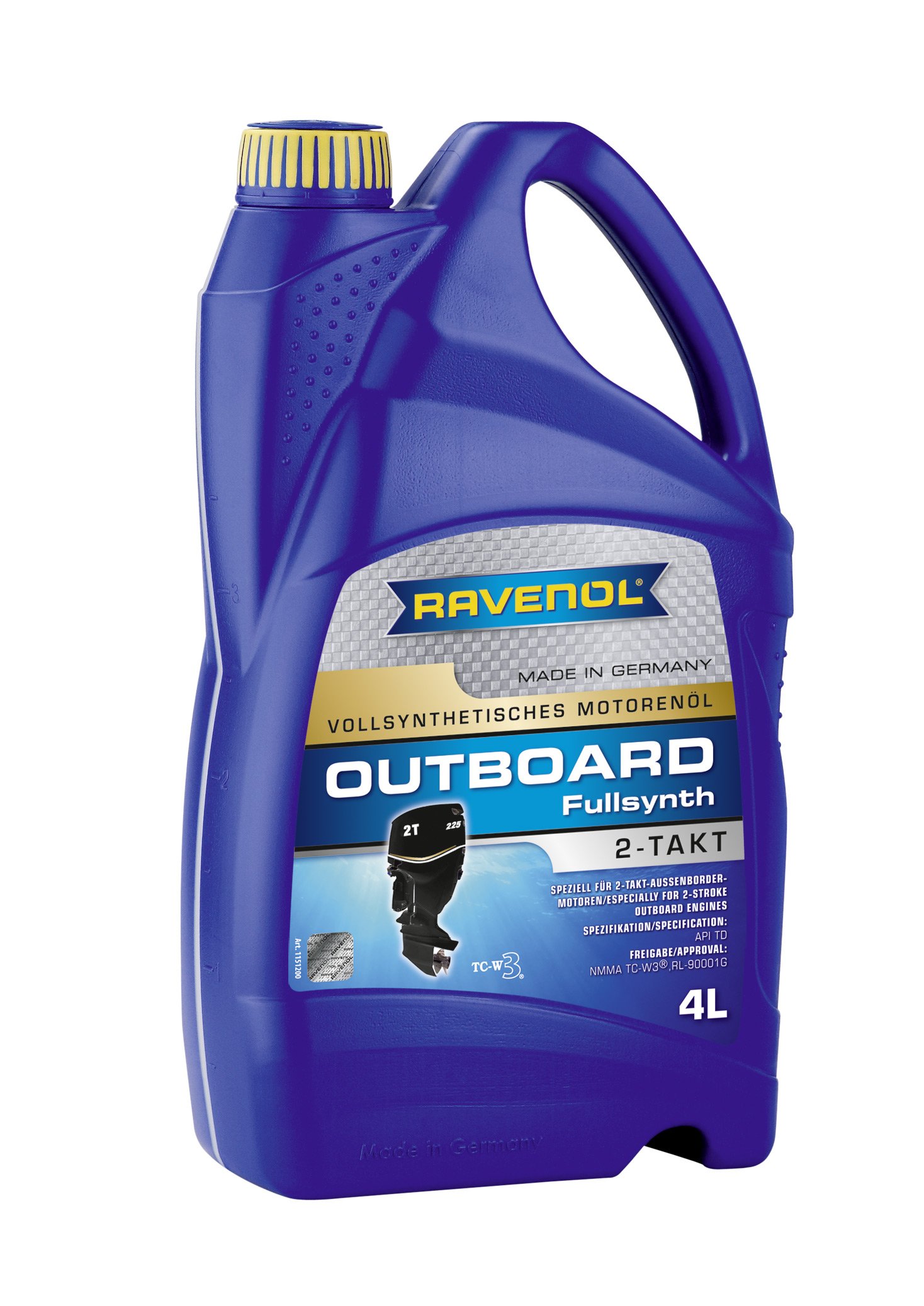 RAVENOL Outboardoel 2T Fullsynth. 4 L
