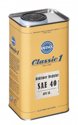 RAVENOL Oldtimer Regular SAE 40 API SA Product image for RAVENOL Oldtimer Regular SAE 40 API SA