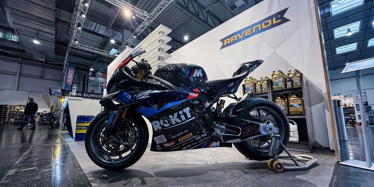 Exhibition stand with the WORLDSBK superbike Exhibition stand with the WORLDSBK superbike
