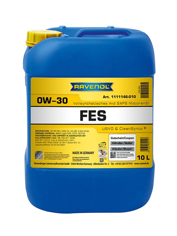 RAVENOL FES SAE 0W-30 10 L