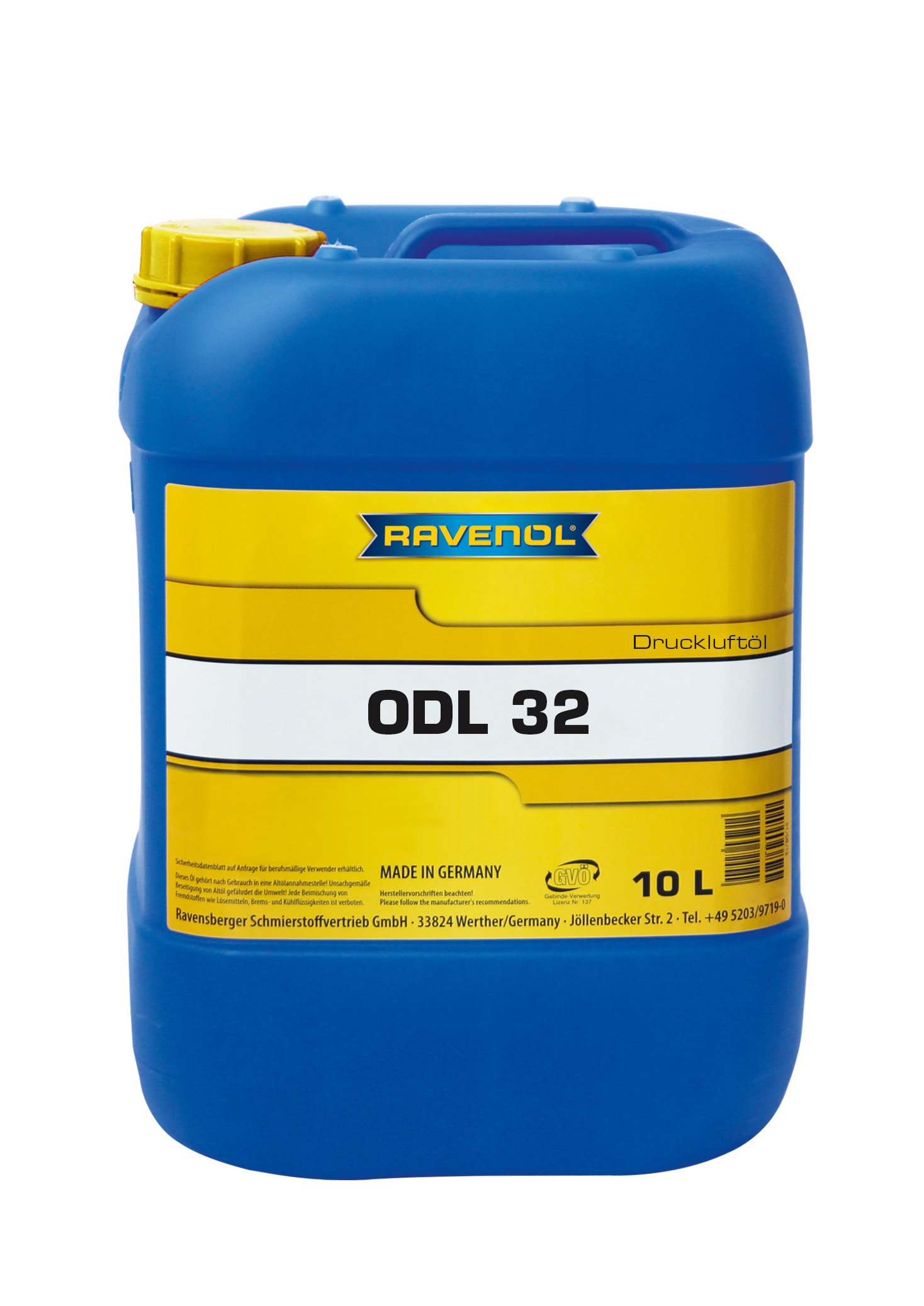 RAVENOL ODL 32 Druckluftoel 10 L
