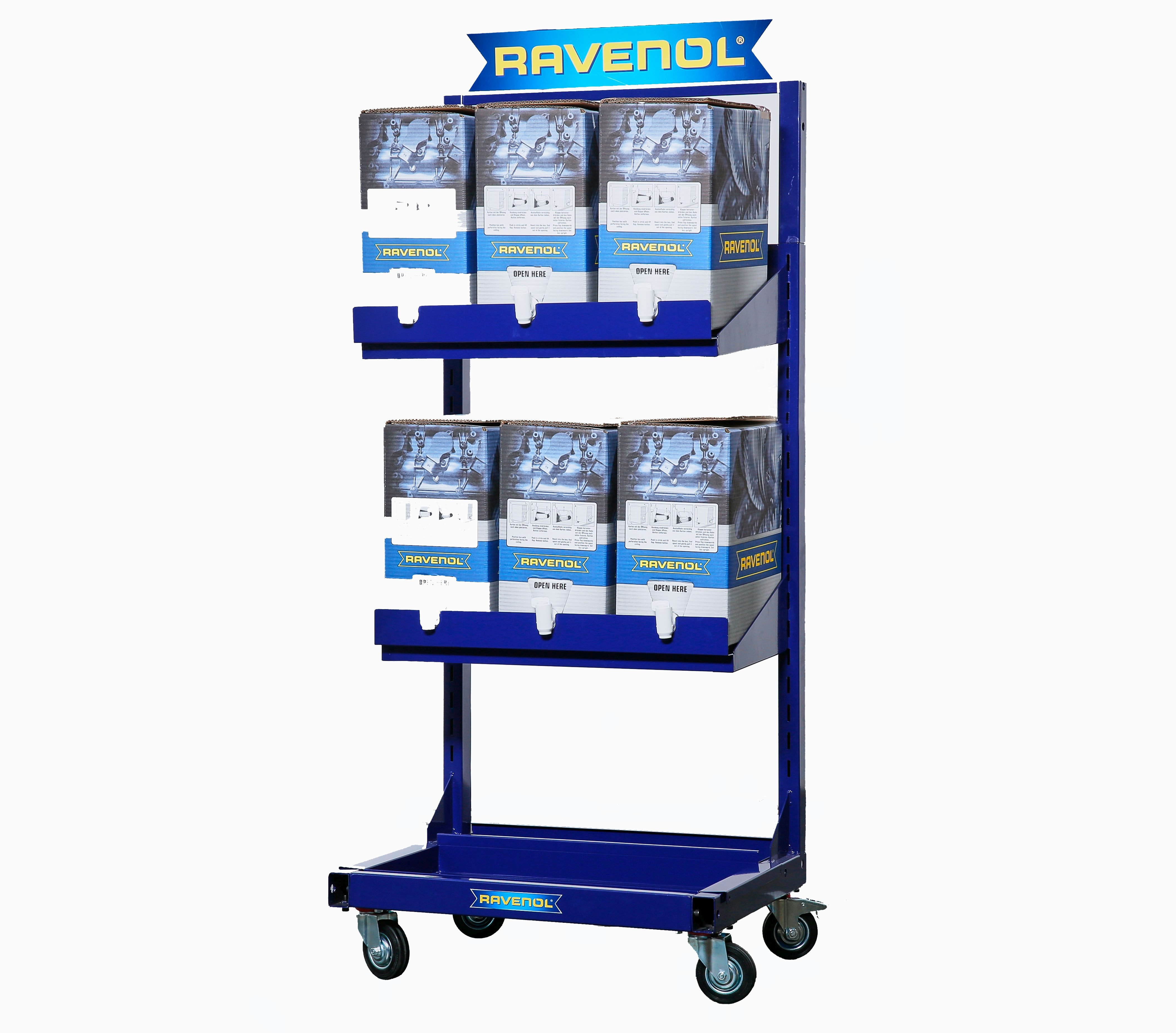 RAVENOL Bag-in-Box-Ständer 6er 1 St