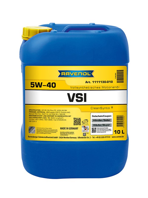 RAVENOL VSI SAE 5W-40 10 L