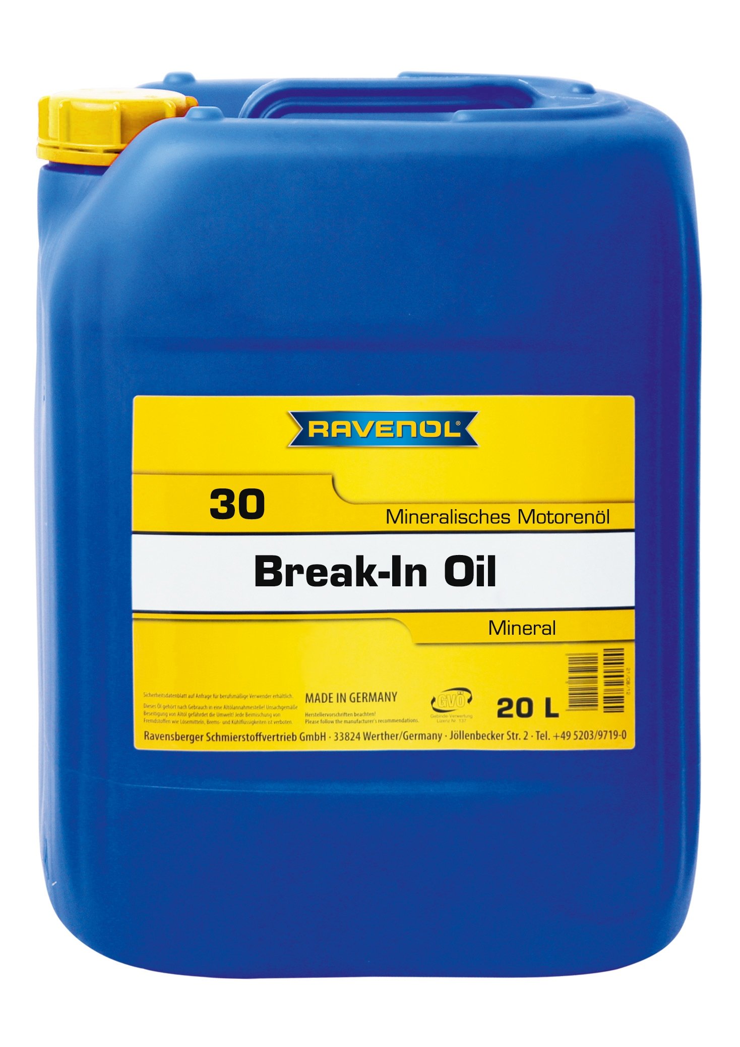 RAVENOL Break-In Oil SAE 30 20 L