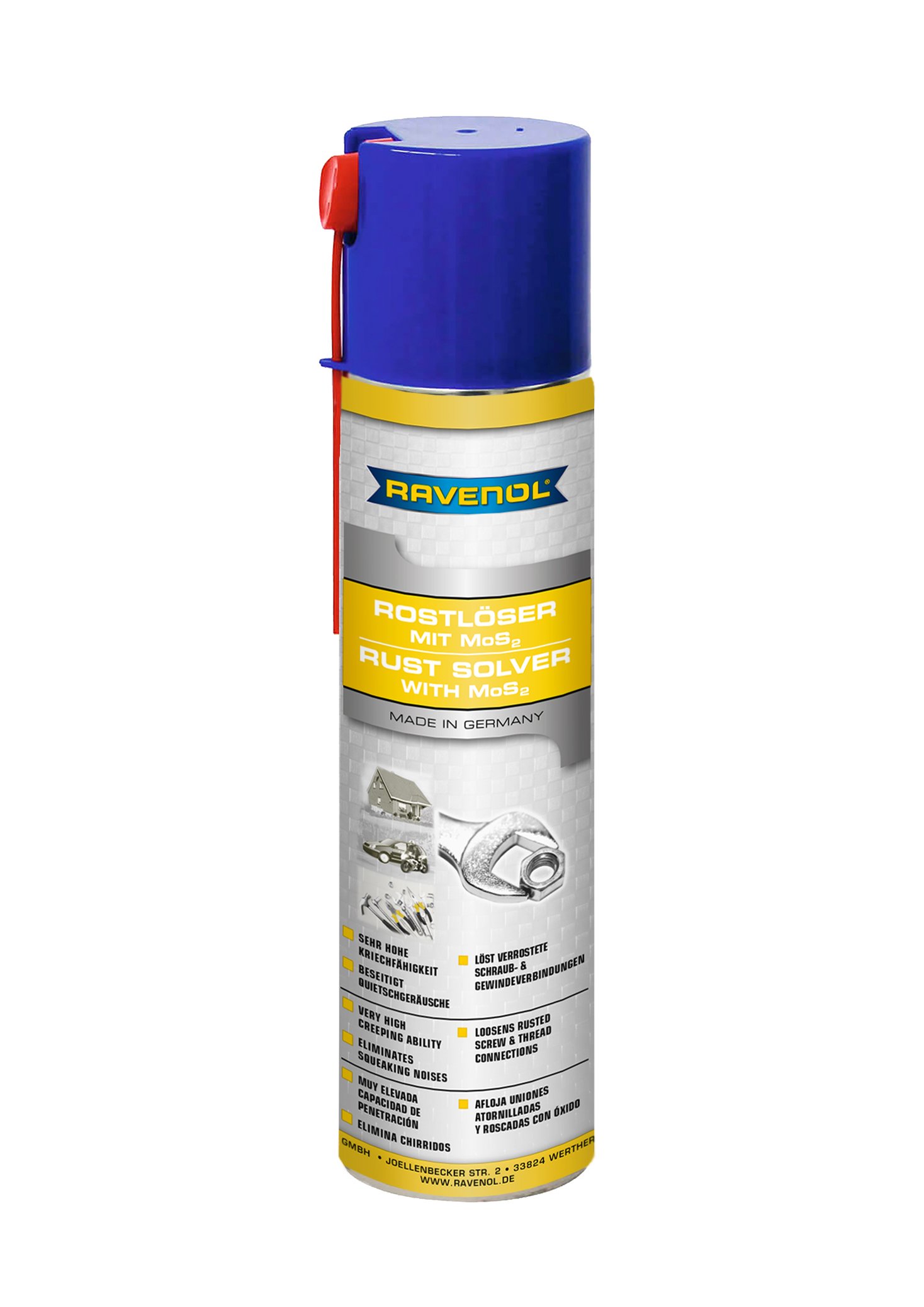 RAVENOL Rostlöser MoS 2 Spray 0.4 L