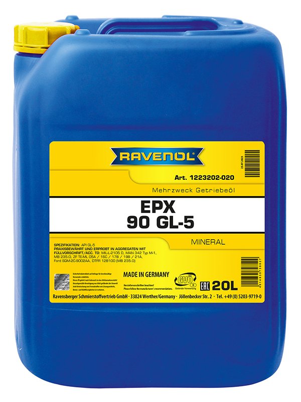 RAVENOL Getriebeoel EPX SAE 90 GL-5 20 L