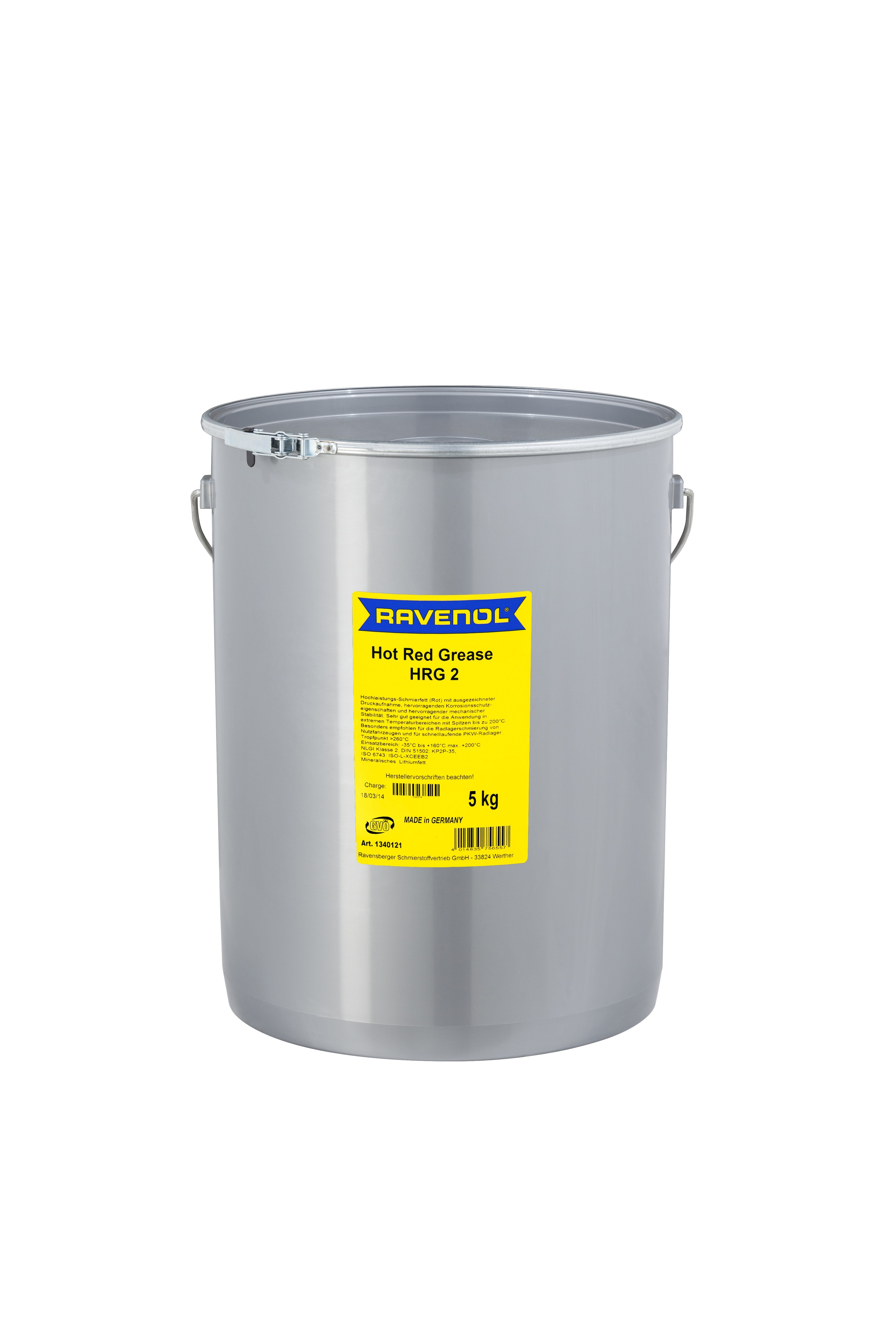 RAVENOL Hot Red Grease HRG 2 5 Kg