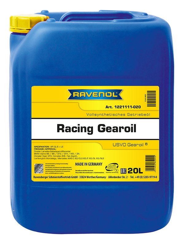 RAVENOL Racing Gearoil 20 L