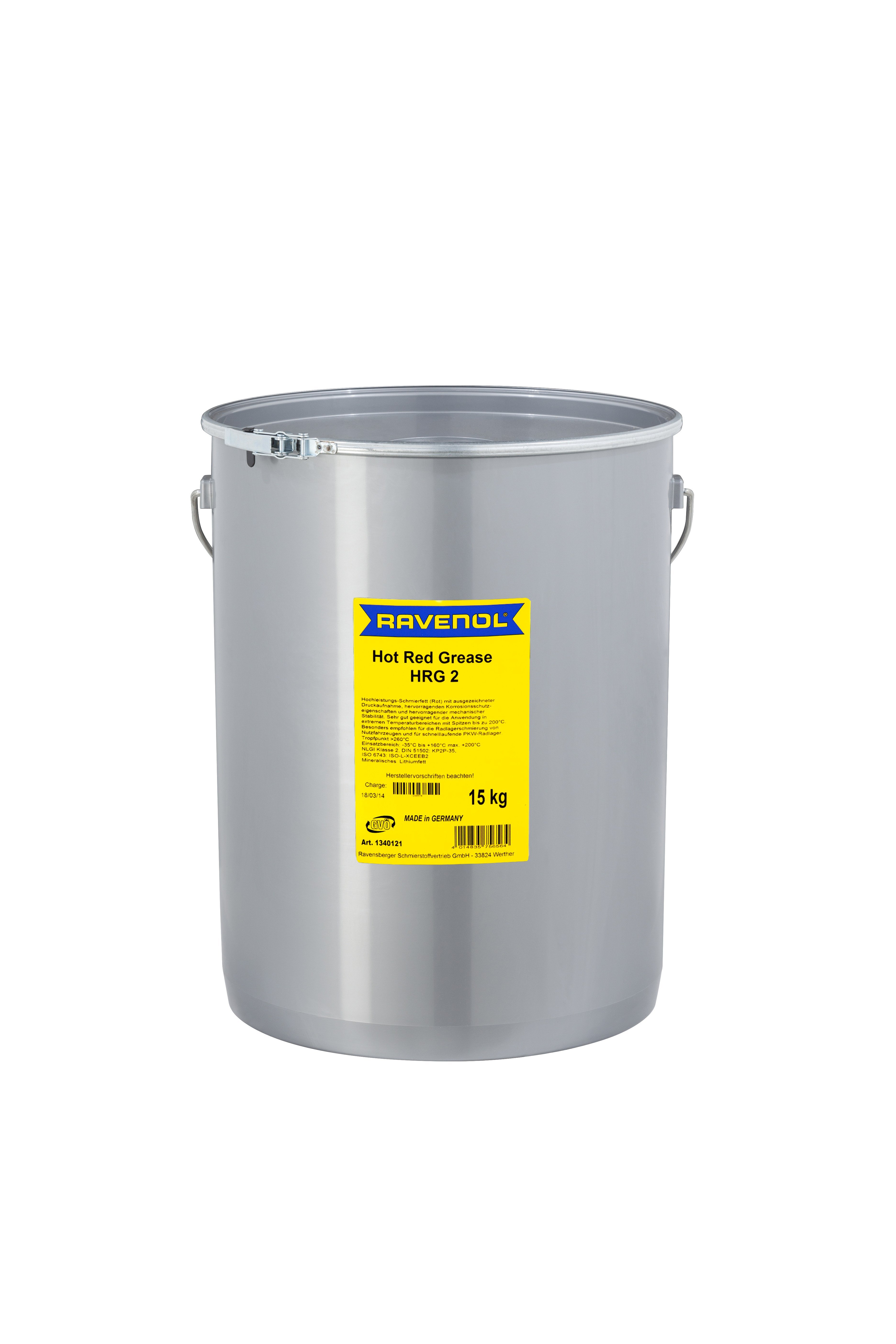 RAVENOL Hot Red Grease HRG 2 15 Kg