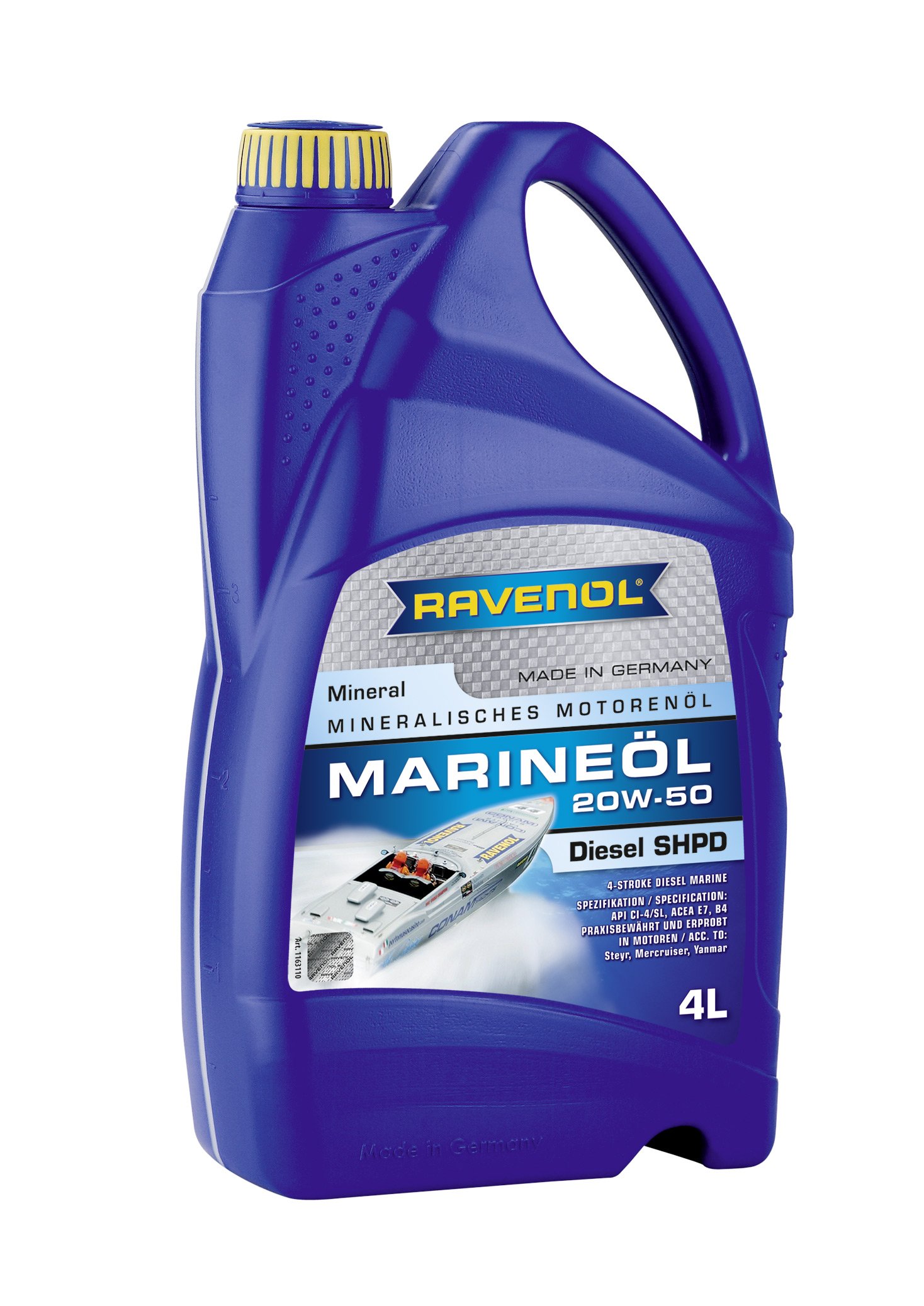 RAVENOL MARINEOIL DIESEL SHPD SAE 20W-50 4 L