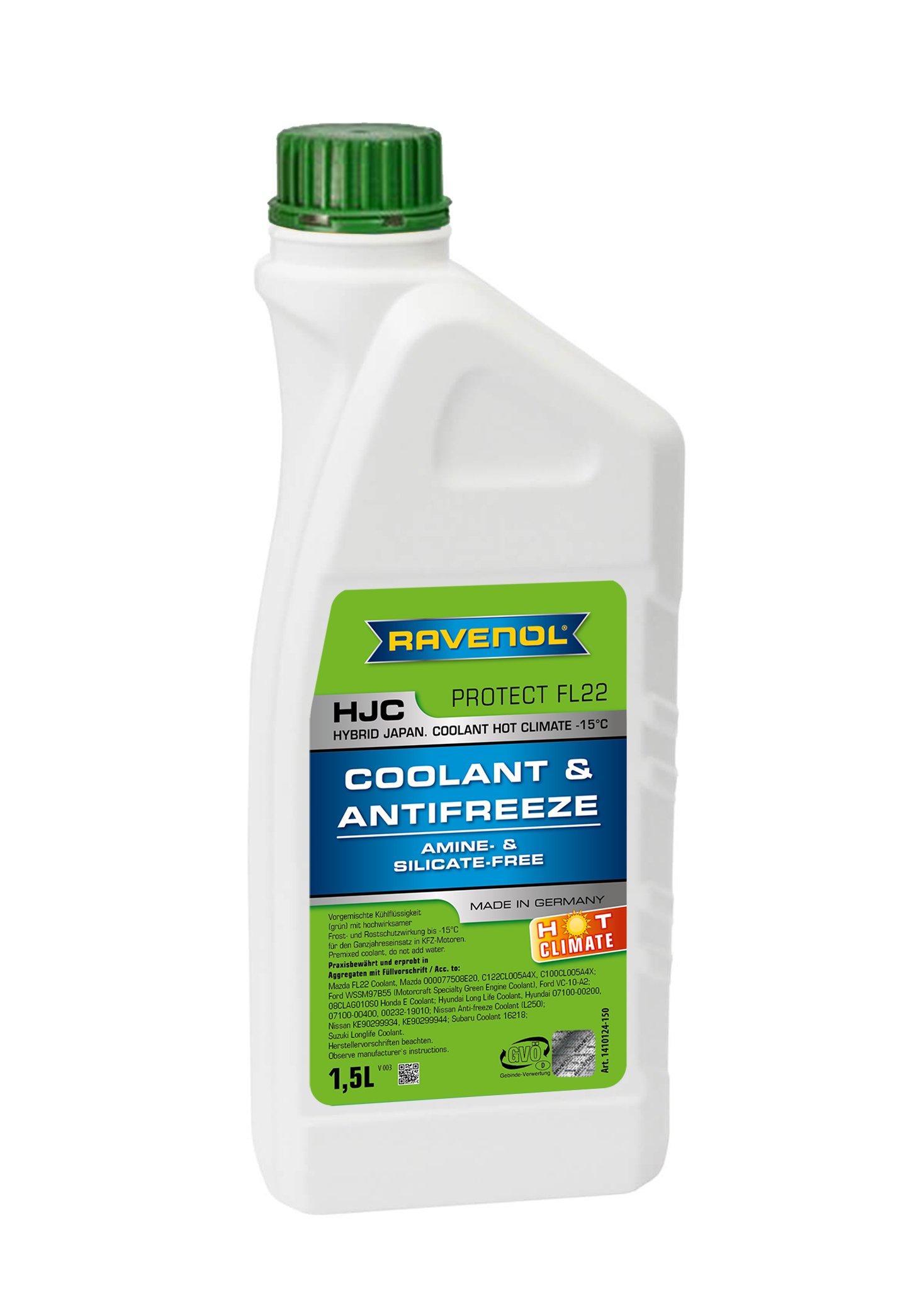RAVENOL HJC HOT CLIMATE -15°C Protect FL22 1.5 L