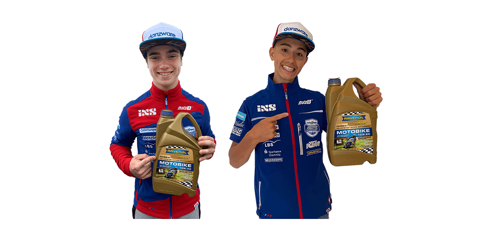 Dirk Geiger und Jason Dupasquier aus dem Team Prüstel GP Dirk Geiger und Jason Dupasquier aus dem Team Prüstel GP