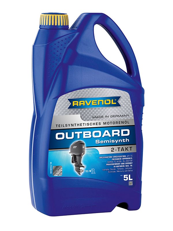 RAVENOL Outboardoel 2T Teilsynth. 5 L