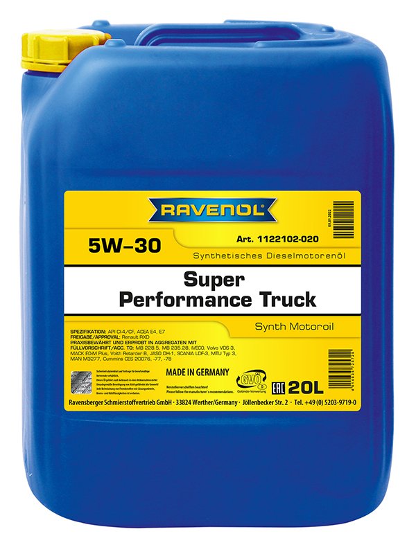 RAVENOL Super Performance Truck SAE 5W-30 20 L