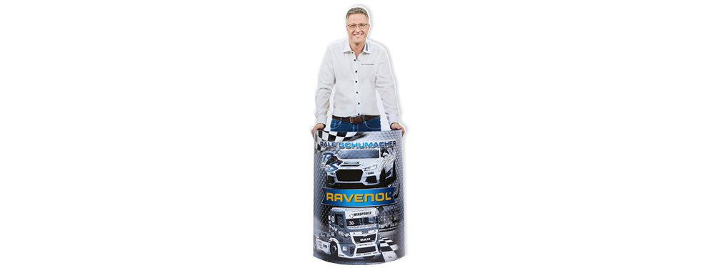 RAVENOL 3D Pappauftsteller Ralf Schumacher 1 St