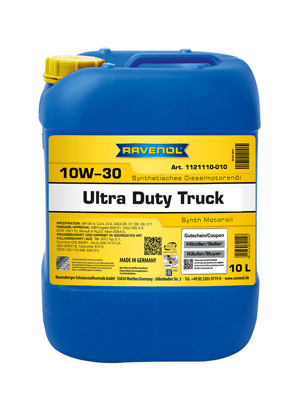 RAVENOL UDT Ultra Duty Truck SAE 10W-30