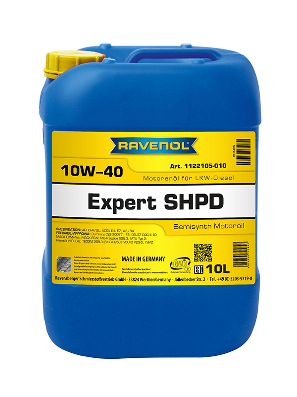 RAVENOL Expert SHPD SAE 10W-40