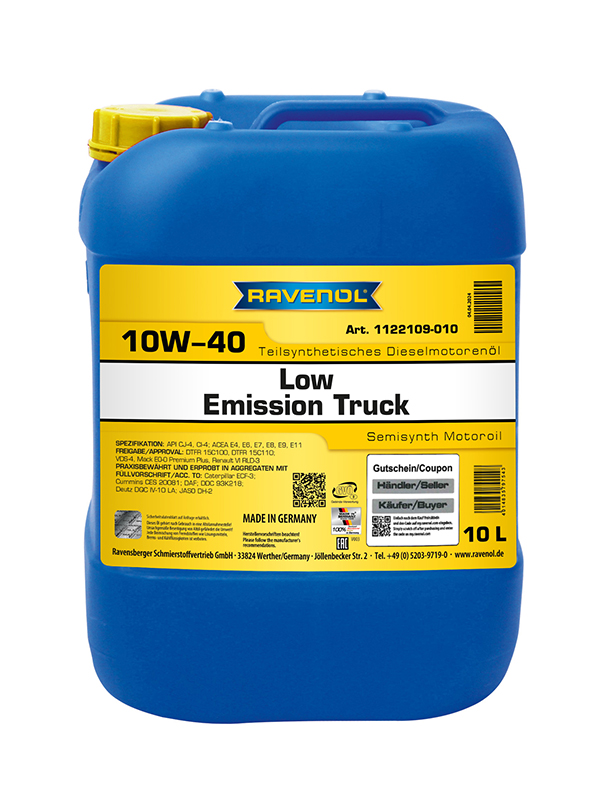 RAVENOL Low Emission Truck SAE 10W-40