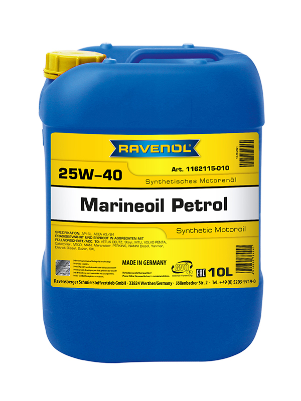 RAVENOL MARINEOIL PETROL SAE 25W40 synthetic