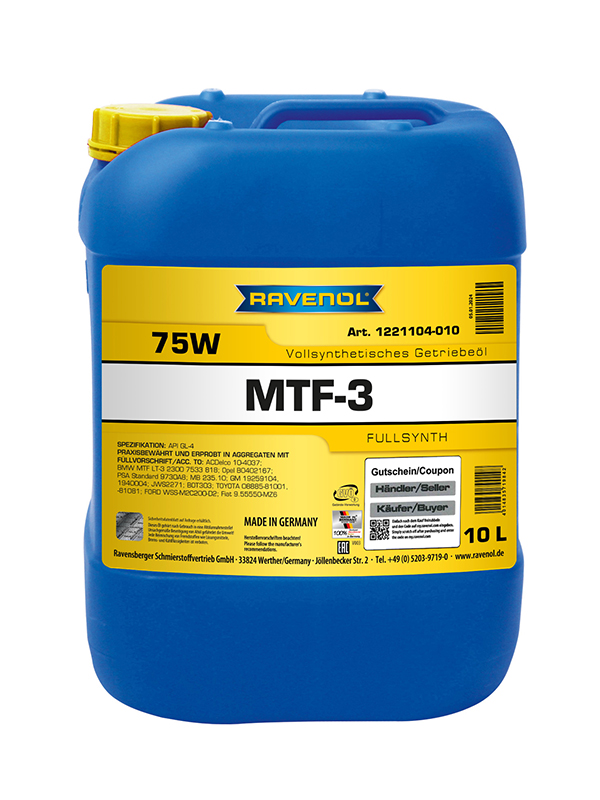 RAVENOL MTF-3 SAE 75W | RAVENOL