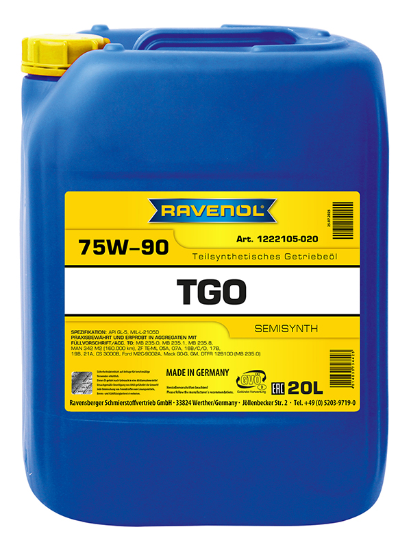 RAVENOL Getriebeoel TGO SAE 75W-90 API GL 5 | RAVENOL