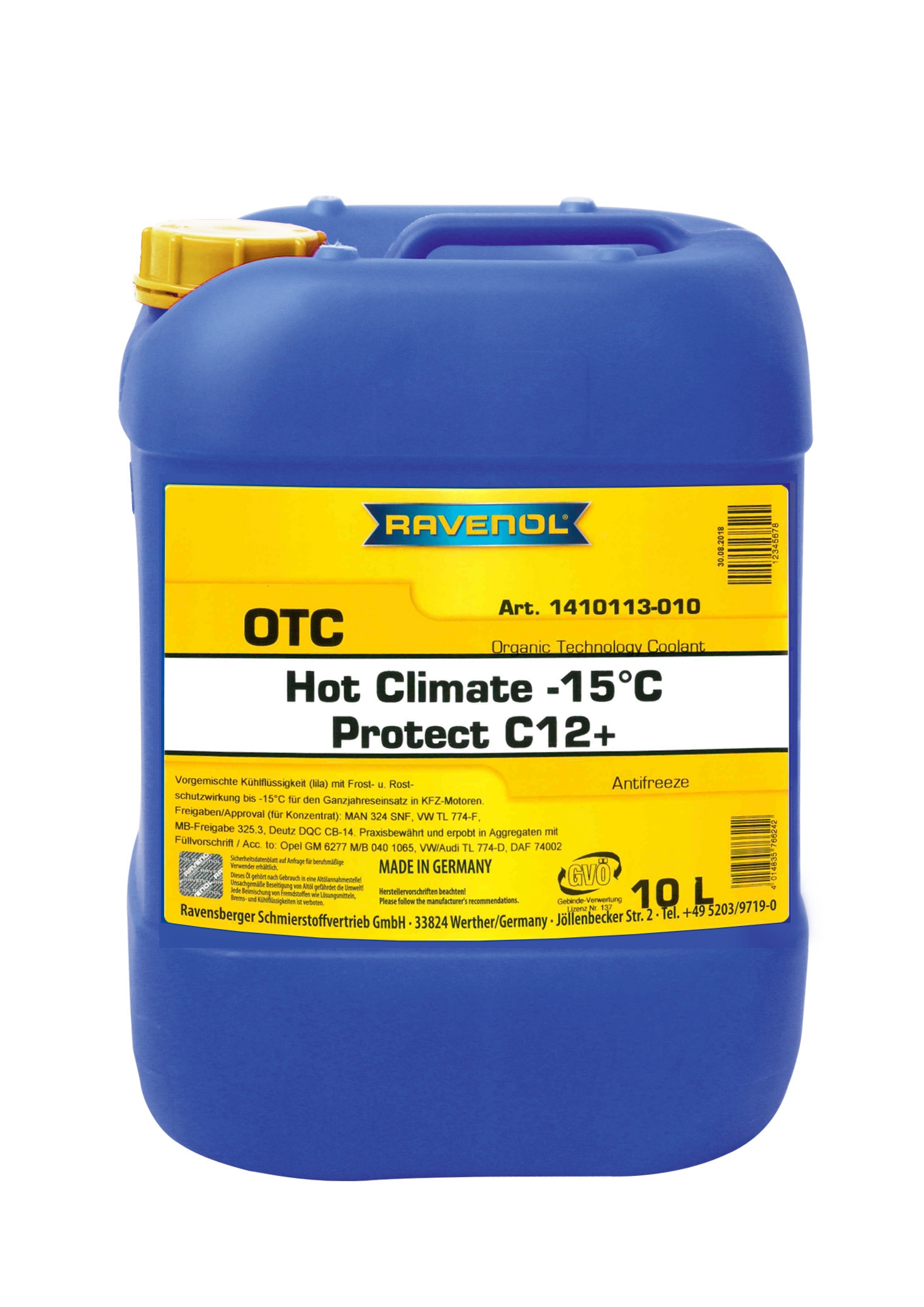 RAVENOL OTC HOT CLIMATE-15°C Protect C12+